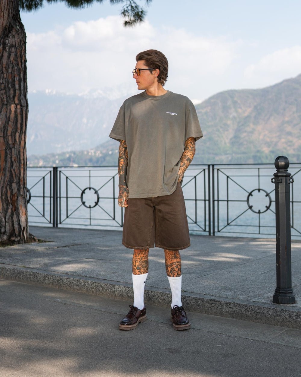 UNMARKED T-shirt Washed Grey | Skagen - clothing.dk